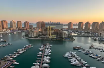 Apartment - Studio - 1 Bathroom for rent in West Porto Drive - Porto Arabia - The Pearl Island - Doha