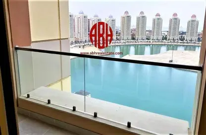 شقة - غرفة نوم - 2 حمامات للايجار في ابراج المتحدة - فيفا بحرية - جزيرة اللؤلؤة - الدوحة