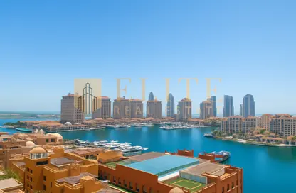 Apartment - 1 Bedroom - 2 Bathrooms for rent in East Porto Drive - Porto Arabia - The Pearl Island - Doha