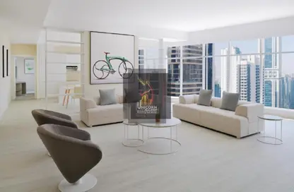 Apartment - 4 Bedrooms - 5 Bathrooms for rent in West Bay Tower - West Bay - West Bay - Doha