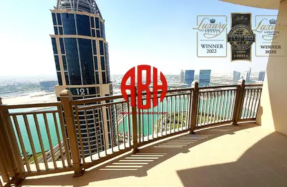 شقة - غرفة نوم - 2 حمامات للايجار في ابراج باي - منطقة الأبراج - جزيرة اللؤلؤة - الدوحة