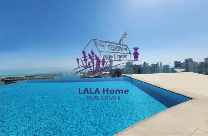 Apartment - 2 Bedrooms - 4 Bathrooms for rent in FJ9 Residential Tower - Marina District - Lusail