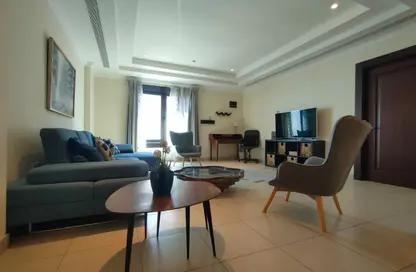 Apartment - 1 Bedroom - 2 Bathrooms for rent in East Porto Drive - Porto Arabia - The Pearl Island - Doha