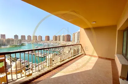 Apartment - 2 Bedrooms - 3 Bathrooms for rent in East Porto Drive - Porto Arabia - The Pearl Island - Doha