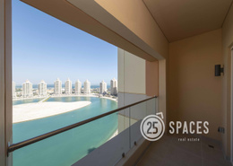 Apartment - 1 bedroom - 2 bathrooms for rent in Viva East - Viva Bahriyah - The Pearl - Doha