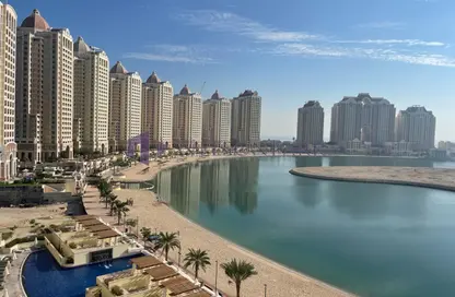 شقة - 2 غرف نوم - 2 حمامات للايجار في فيفا سنترال - فيفا بحرية - جزيرة اللؤلؤة - الدوحة