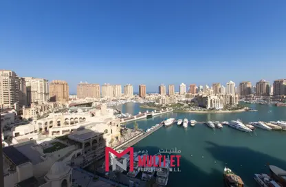 Water View image for: Apartment - 1 Bedroom - 2 Bathrooms for rent in West Porto Drive - Porto Arabia - The Pearl Island - Doha, Image 1