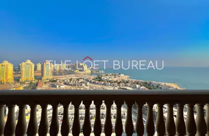 Apartment - 2 Bedrooms - 3 Bathrooms for rent in West Porto Drive - Porto Arabia - The Pearl Island - Doha