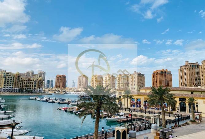 شقة - 2 غرف نوم - 3 حمامات للبيع في طريق بورتو الشرقي - بورتو أرابيا - جزيرة اللؤلؤة - الدوحة