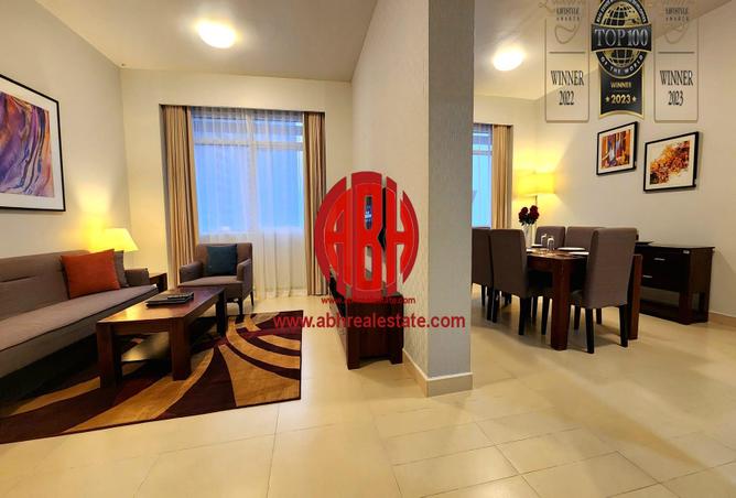 Apartment - 2 Bedrooms - 3 Bathrooms for rent in Regency Tower - The Gate Towers - West Bay - Doha