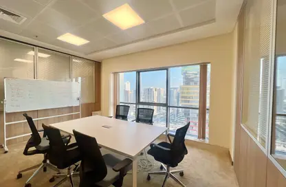 Office Space - Studio - 2 Bathrooms for rent in Marina Tower 02 - Marina District - Lusail