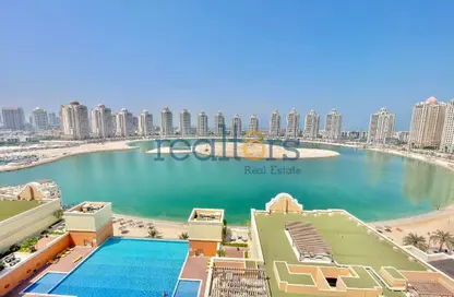 Apartment - 1 Bedroom - 2 Bathrooms for rent in Al Mutahidah Tower - Viva Bahriyah - The Pearl Island - Doha