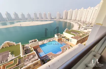 Apartment - 1 Bedroom - 2 Bathrooms for rent in Viva West - Viva Bahriyah - The Pearl Island - Doha
