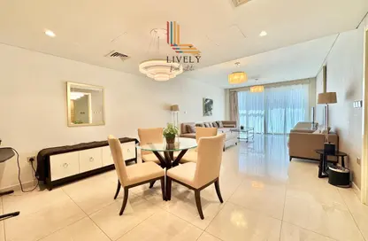 شقة - غرفة نوم - 2 حمامات للايجار في برج داماك مارينا - منطقة المارينا - الوسيل