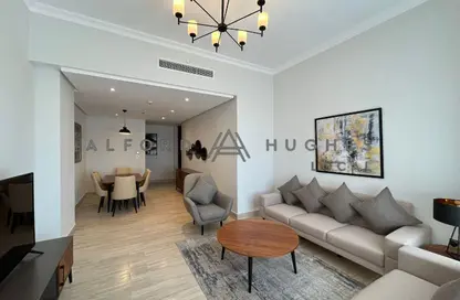 Apartment - 2 Bedrooms - 3 Bathrooms for rent in Lusail Residence - Marina District - Lusail