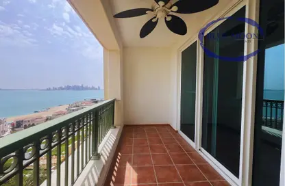 Apartment - Studio - 1 Bathroom for rent in Viva East - Viva Bahriyah - The Pearl Island - Doha