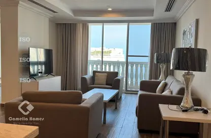 شقة - غرفة نوم - 3 حمامات للايجار في فيفا غرب - فيفا بحرية - جزيرة اللؤلؤة - الدوحة