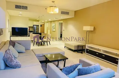 Apartment - 2 Bedrooms - 3 Bathrooms for rent in Burj DAMAC Marina - Marina District - Lusail