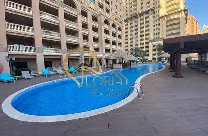 Apartment - 2 Bedrooms - 3 Bathrooms for sale in East Porto Drive - Porto Arabia - The Pearl Island - Doha