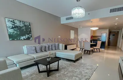 شقة - 2 غرف نوم - 3 حمامات للايجار في برج داماك مارينا - منطقة المارينا - الوسيل شقة - 2 غرف نوم - 3 حمامات للايجار في برج داماك مارينا - منطقة المارينا - الوسيل