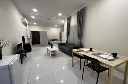 Living / Dining Room image for: Apartment - 1 Bathroom for rent in Hazm Al Markhiya - Doha, Image 1