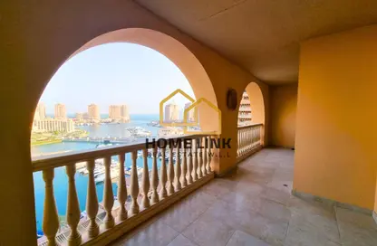 Apartment - 2 Bedrooms - 2 Bathrooms for rent in East Porto Drive - Porto Arabia - The Pearl Island - Doha