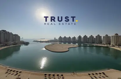 شقة - غرفة نوم - 2 حمامات للايجار في لوسيل ريسيدينس - منطقة المارينا - الوسيل