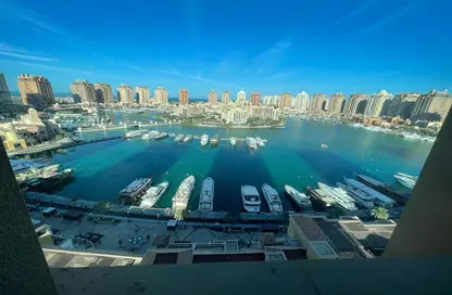Apartment - 1 Bathroom for sale in Tower 4 - Porto Arabia - The Pearl Island - Doha