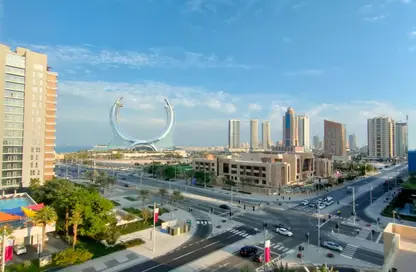 شقة - غرفة نوم - 2 حمامات للايجار في منطقة المارينا - الوسيل