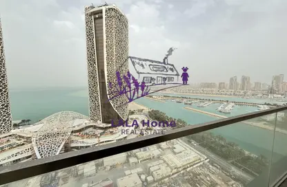 شقة - 2 غرف نوم - 4 حمامات للايجار في لوسيل ريسيدينس - منطقة المارينا - الوسيل