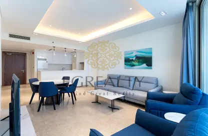 Apartment - 2 Bedrooms - 2 Bathrooms for rent in Marina Residences 195 - Marina District - Lusail