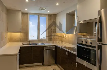صورة لـ مطبخ شقة - 2 غرف نوم - 2 حمامات للايجار في المنصورة - المنصورة - الدوحة ، صورة رقم 1