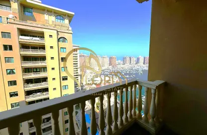 Apartment - 2 Bedrooms - 3 Bathrooms for sale in East Porto Drive - Porto Arabia - The Pearl Island - Doha