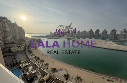 Apartment - 2 Bedrooms - 4 Bathrooms for rent in Viva West - Viva Bahriyah - The Pearl Island - Doha