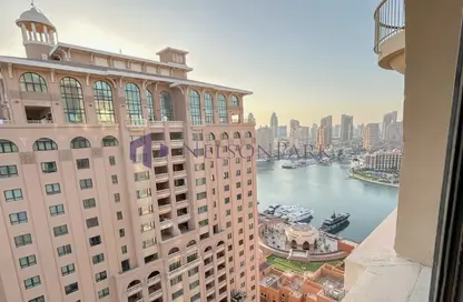 Apartment - 1 Bedroom - 2 Bathrooms for rent in Tower 28 - Porto Arabia - The Pearl Island - Doha