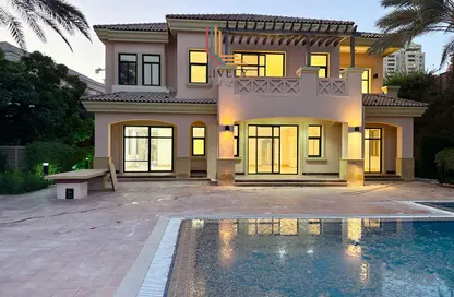 Villa - 4 Bedrooms - 6 Bathrooms for rent in Perlita Villas - Perlita Villas - The Pearl Island - Doha