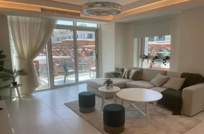 شقة - غرفة نوم - 2 حمامات للايجار في كريستال ريزيدنس - جزيرة جيوان - جزيرة اللؤلؤة - الدوحة