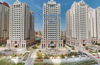 Outdoor Building image for: Apartment - 2 Bedrooms - 3 Bathrooms for rent in Viva West - Viva Bahriyah - The Pearl Island - Doha, Image 1