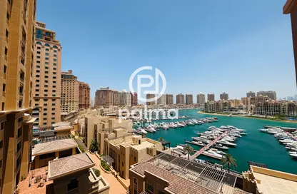 Apartment - 1 Bedroom - 2 Bathrooms for rent in East Porto Drive - Porto Arabia - The Pearl Island - Doha
