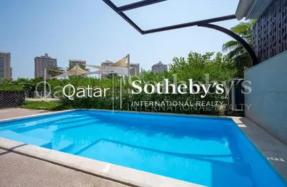 تاون هاوس - غرفة نوم - 1 حمام للايجار في The St. Regis Marsa Arabia Island - Marsa Arabia - جزيرة اللؤلؤة - الدوحة