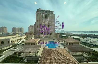 Apartment - 1 Bedroom - 2 Bathrooms for rent in East Porto Drive - Porto Arabia - The Pearl Island - Doha