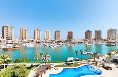 Apartment - 3 Bedrooms - 3 Bathrooms for sale in West Porto Drive - Porto Arabia - The Pearl Island - Doha
