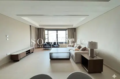 تاون هاوس - غرفة نوم - 2 حمامات للايجار في طريق بورتو الغربي - بورتو أرابيا - جزيرة اللؤلؤة - الدوحة