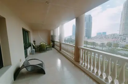 شقة - غرفة نوم - 2 حمامات للايجار في برج 10 - بورتو أرابيا - جزيرة اللؤلؤة - الدوحة