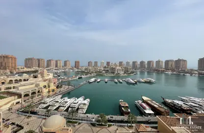 Water View image for: Apartment - 2 Bedrooms - 2 Bathrooms for rent in East Porto Drive - Porto Arabia - The Pearl Island - Doha, Image 1