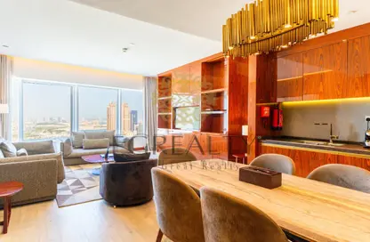 Hotel Apartments - 2 Bedrooms - 3 Bathrooms for rent in The Bentley Luxury Hotel  and  Suites - West Bay - Doha