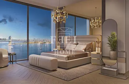 Room / Bedroom image for: Apartment - 1 Bedroom - 1 Bathroom for sale in Qetaifan Islands - Lusail, Image 1