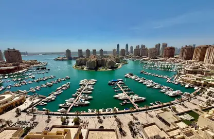 Apartment - 3 Bedrooms - 4 Bathrooms for rent in West Porto Drive - Porto Arabia - The Pearl Island - Doha