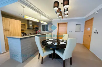 Dining Room image for: Apartment - 1 Bedroom - 2 Bathrooms for rent in Aabdullah Bin Sultan Al Thani - C-Ring Road - Al Sadd - Doha, Image 1
