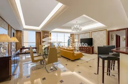 Apartment - 2 Bedrooms - 3 Bathrooms for rent in Dusit Hotel  and  Suites Doha - Diplomatic Street - West Bay - Doha